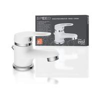 EISL Mitigeur de lavabo SPEED blanc, mitigeur de lavabo, robinet d'évier, robinet de lavabo, robinet, mitigeur d'évier, robinet d'évier
