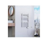 EISL Radiateur de salle de bain avec minuterie Blanc 80x50x15 cm
