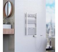 EISL Radiateur de Salle de Bain avec Minuterie 80x50x15 cm Porte-serviettes