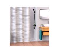 EISL Rideau de douche avec vague blanche 200x180x0,2 cm