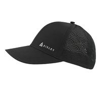 Eisley Casquette Salerno Unisexe avec UPF50+, Respirante et à séchage Rapide, Fermeture Velcro, Noir, Taille Unique
