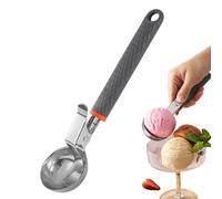 Eisportionierer aus Metall - Edelstahl Eisportionierer | Keksportionierer mit Auslöser | Backportionierer zum Plätzchenbacken | leicht zu entnehmendes Wassermelonen, Fleischbällchen-Maker