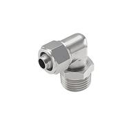 EISTEE Connecteur, adaptateurs, coupleur, connecteur enfichable coudé à raccord Rotatif pneumatique, Torsion Rapide BSP (Color : OD 8MM, Size : 1/2inch) (Color : Od 6mm, Size : 1/2inch)