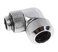 Alphacool Raccord de compression Eiszapfen 17392 13 mm HardTube 90° rotatif G1/4 Chrome