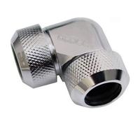 Eiszapfen 13mm HardTube Anschraubtülle 90° L-Verbinder Acryl- Messingrohre - chromé