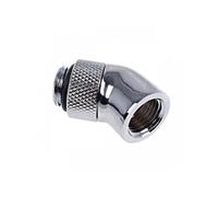 Eiszapfen angled adaptor 45° rotatable G1/4 outer thread to G1/4 inner thread - Adaptateur de raccordement du système de refroidissement par liquide