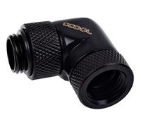 Alphacool Adaptateur d'angle Eiszapfen 90° – pour systèmes de refroidissement liquide – noir profond
