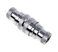 Raccord autobloquant Alphacool Eiszapfen Quick Release Connector kit G1/4 (Argent) - 64,6 x 9 cm - Laiton - Compatible avec Ordinateur, Ordinateur portable, Serveur