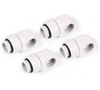 Alphacool Eiszapfen L-Verbinder drehbar G1/4 AG sur G1/4 IG - 4 Stück blanc G