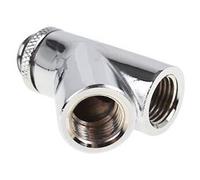 Raccord Y à 45° pour G1/4 Alphacool Eiszapfen (Argent)
