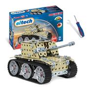 Eitech 00215 Jeu de Construction métallique - Tank Couleur Sable pour Mission désert, kit modèle à Construire, Jouet pour Filles et garçons, Cadeau Enfants dès 8 Ans, Jouet de motricité