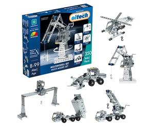eitech 00905 Set Multimodèle - Jeu de Construction avec 350 pièces et 6 modèles, kit de Construction pour Enfants à partir de 8 Ans, Cadeau pour Filles et garçons pour Anniversaire et Noël