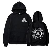 EIUIIOXU Album Canserbero Muerte Vida - Sweat-Shirts à Capuche pour Hommes et Femmes - Manches Longues - Style Streetwear décontracté - Mode Y2K