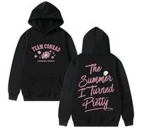 EIUIIOXU Série télévisée « I'm Beautiful in Summer » Conrad Cousins Beach 2025 Automne/Hiver Mode Homme Femme Décontractée Rétro Pur Coton Sweat à Capuche