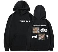 EIUIIOXU Sweat à Capuche Cris MJ Quieres Ser EI De Mi (Album 2025) - Collection Automne-Hiver - Homme/Femme - Sweat-Shirt décontracté en Coton