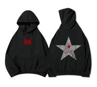 EIUIIOXU Sweat à Capuche Machine Gun Kelly MGK, Album Lost American, Manches Longues, Unisexe, Automne-Hiver, imprimé, en Coton.