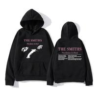 EIUIIOXU Sweat à Capuche The Smiths, imprimé Motif « The Queen is Dead », Collection Automne/Hiver 2025, Unisexe, Style Gothique, Sportswear, Hip-hop Punk, Coton.