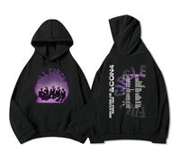 EIUIIOXU Sweat-Shirts à Capuche Flight Live World Tour & CON4_Full Automne/Hiver 2025 pour Hommes et Femmes, en Coton, Unisexes, imprimé Graphique