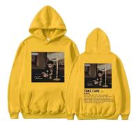 EIUIIOXU Tendance Automne-Hiver 2025 : Le Rappeur Drake s'inspire de Son Album rétro pour créer des vêtements de Sport et Streetwear décontractés et Amples à Capuche pour Hommes.