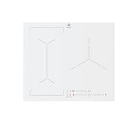 Electrolux Table de cuisson à induction EIV63342CW 3 feux 7350W niche 56x49 cm sans cadre blanc
