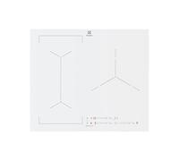 Electrolux Table de cuisson à induction EIV63342CW 3 feux 7350W niche 56x49 cm sans cadre blanc