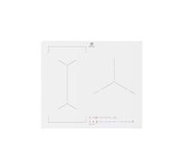 Electrolux EIV63342CW - Table de cuisson à induction - 3 plaques de cuisson - Niche - largeur : 56 cm - profondeur : 49 cm - sans cadre - blanc