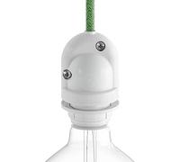 Creative cables Kit d'ampoules Eiva PL27PBEIVA Extérieur E27 IP65 douille câblable Blanc