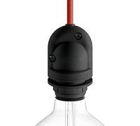 Creative cables Douille d'extérieur E27 EIVA – IP65, peut être câblée – Noir