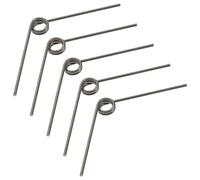 Eivdru Lot de 5 ressorts de rechange pour sécateurs universels - Ressort de coupe en forme de V - Ressort de rechange pour sécateur de jardin (noir, 10 x 5 cm)