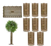 Eivdru Protection pour tronc d'arbre, en plastique souple, extensible, durable, protection contre l'écorce des plantes pour protéger les arbres des débroussailleuses et petites
