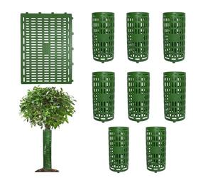 Eivdru Protection pour tronc d'arbre, en plastique souple, extensible, durable, protection contre l'écorce des plantes pour protéger les arbres des débroussailleuses et petites