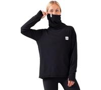 Eivy Boyfriends Fit Gaiter Rib Top T-Shirt de Yoga, Noir, L Femme