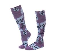 Eivy - Chaussettes de ski en laine - Cheerleader Wool Socks Purple Stray pour Femme en Laine - Taille 36-38 - Violet Violet 36-38