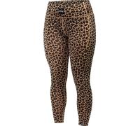 Eivy - Collant technique en laine de mérinos - Pocket Merino Wool Tights Leopard pour Femme en Laine - Taille XS - Marron Marron XS