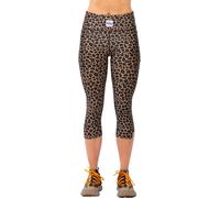 Eivy - Collant technique - Pocket Tights 3/4 Leopard pour Femme - Taille XS - Marron Marron XS