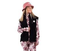 EIVY Gilet Lumberjackie Sherpa Polaire, Noir, M Femme