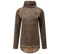 Eivy - Sous-vêtement technique en laine de mérino - Icecold Wool Top Leopard pour Femme en Laine - Taille XS - Marron Marron XS