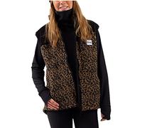 Eivy Lumberjackie Sherpa Vest Gilet en Polaire, léopard, XXL Femme