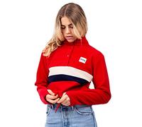Eivy Meg Pull en Polaire avec boutonnière pour Femme, Femme, 6201-190065-6021, Rouge, L