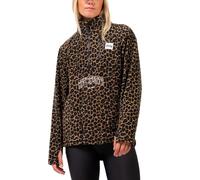 Eivy - Polaire col montant - Techlight Halfzip Fleece Leopard pour Femme - Taille M - Marron Marron M