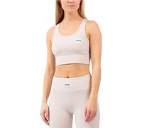 Eivy Rider Rib Sports Bra T-Shirt de Yoga, Faded Cloud, L Femme