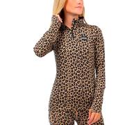 Eivy - Sous-vêtement technique en laine de mérinos - Journey Merino Wool Top Black Leopard pour Femme en Laine - Taille XS - Noir Noir XS