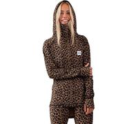 Eivy - Sous-vêtement technique - Icecold Hood Top Leopard pour Femme - Taille XS - Marron Marron XS