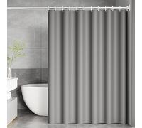 EIWAXU Rideaux de Douche Gris, conçus pour Les salles de Bains, Comprenant Un Rideau de séparation et Un Couvre-Douche 190x260cm/75x102in(LXH)