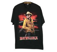 EIWOLJ 1995 Hank Williams Jr Tour Shirt Vintage Gift for Men Women Funny TeeBlack3XL
