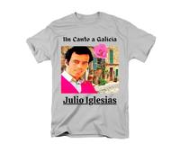 EIWOLJ Camiseta T-Shirt Julio Iglesias Un Canto a Galicia S-4XL GreyX-Large