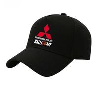 EIWXEFQT Voiture Chapeaux, pour Mitsubishi Galante Zinger Samurai Evo X RVR Grandis Ralliart Extérieur Sunhat Chapeau Ajustable Casquette de Sport de Plein Accessoires de décoration,S-A