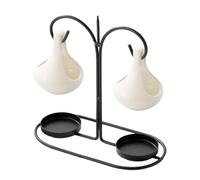 eixnxV Diffuseur d'huiles essentielles en céramique à suspendre pour bougies chauffe-plat, méditations, décoration de chambre, accessoires de relaxation