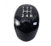 Eixovhira Bouton de transmission manuelle Convient pour Ford Gear Head Silver, cache de levier pour vitesses, pour modifié(Black 5)