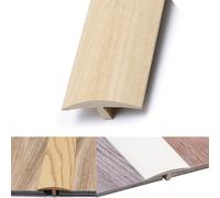 EIYAVVIDV 90/100/120cm Profilé De Transition Autocollant Pour Sol, Barre De Seuil, PVC Bande De Transition Moquette/carrelage/entrée, Moulure En T(Maple,L120cm-48in)